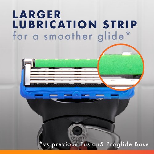 Gillette Fusion5 ProGlide Razor Refills for Men, 10 Razor Cartridges for FlexBall Razor Handle, 5-Blade Razor Blades, Precision Trimmer for Men