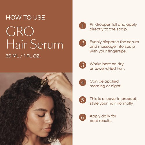 Hair Loss & Thinning Treatment for Women and Men, Scalp Serum for Thicker Fuller Hair in 90 Days, Water Based, No Oily Feeling