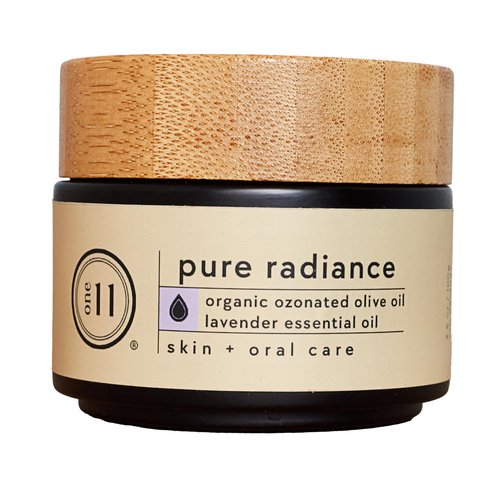 ONE11-Ozonated Olive Oil –Pure, Natural, Organic Ozone Skincare for Face & Body – Oxygenated Healing Lotion, Moisturizer & Beauty Oil (3.5oz, Lavender)