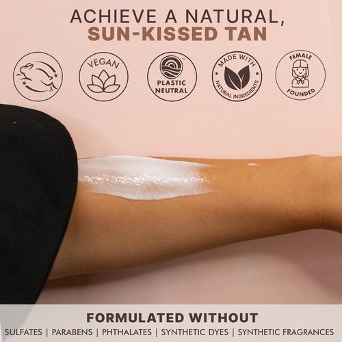 Skiennix Tanning Lotion - Natural & Organic Self Tanner for Streak-Free Tan | Fair to Medium