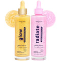 SpaLife Beauty Shimmer Oil Bundle - Radiate & Glow Dry Oil Duo with Mango & Peony Scents - Hydrating Moisture