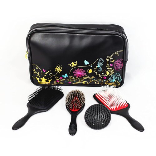 Denman Signature Styling Set - Ultimate Hair Brush Gift Set for Detangling & Smoothing Hair