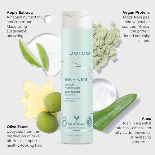 Joico InnerJoi Hydrate Conditioner - Nourishing Formula for Dry Hair & Scalp | Sulfate & Paraben Free