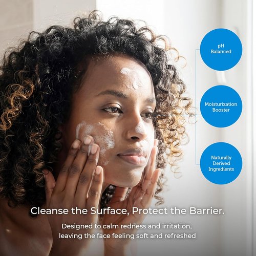 Ceramedx Gentle Foaming Facial Cleanser - Natural Ceramides for Dry, Sensitive Skin | 8 fl oz, Vegan & Cruelty-Free