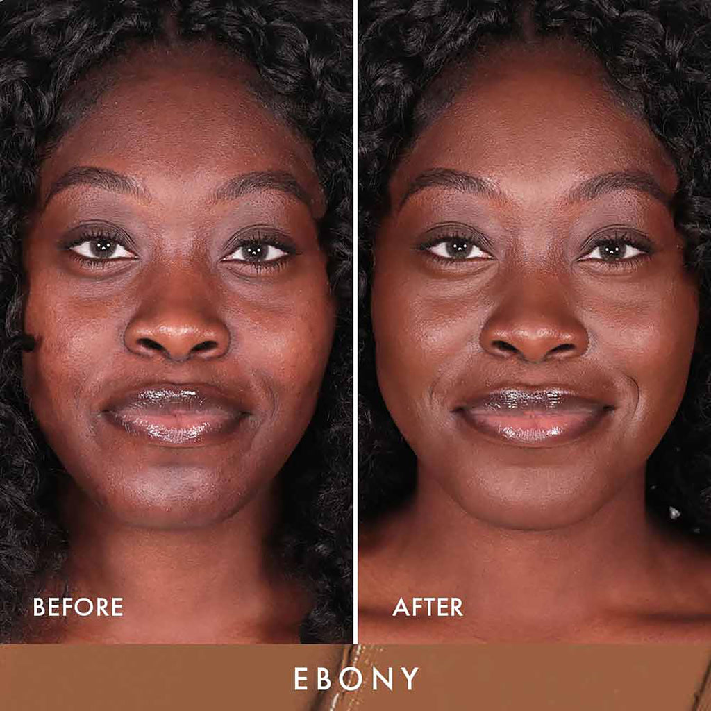 Wander Beauty Dualist Matte and Illuminating Concealer Makeup - Ebony - Dual-Ended Matte Concealer Stick + Liquid Concealer - Full Coverage Concealer Brightens & Hydrates Under Eyes - 0.28 fl oz