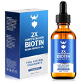 Skiennix Beard Growth Oil - 2X Biotin Concentration for Men (2 oz) - Natural Argan & Jojoba Oil, Sandalwood Scent