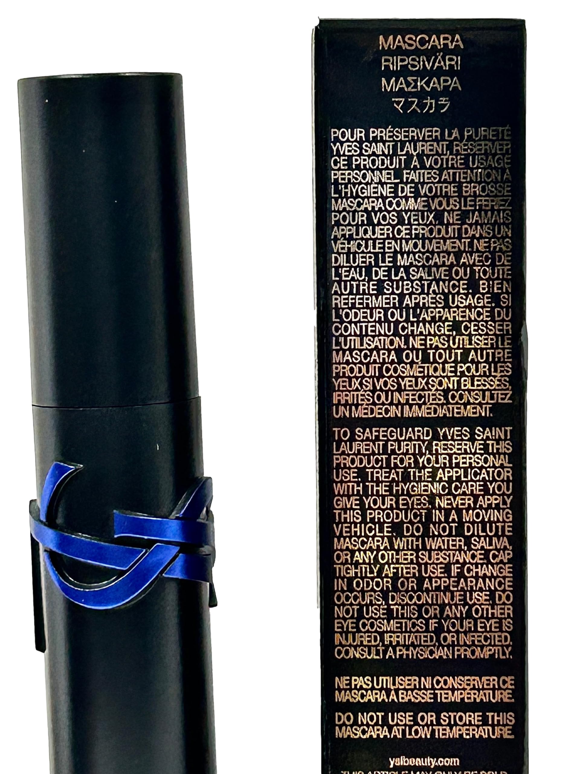 Yves Saint Laurent Lash Clash Waterproof YSL Mascara Extreme Volume Black # 1-8.6 ML 0.29 FL OZ