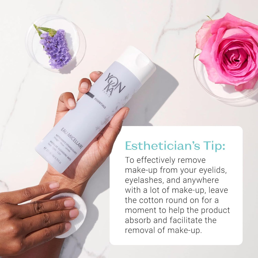 Yon-Ka Micellar Water - Gentle Makeup Remover & Face Wash for Hydration | Paraben-Free