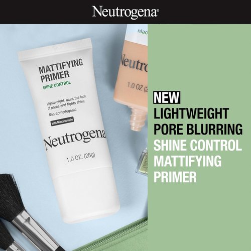 Neutrogena Mattifying Primer - Lightweight Shine Control & Pore Blurring Formula | 1 oz
