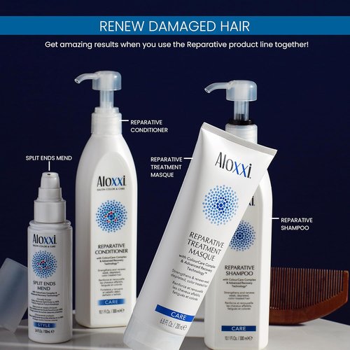 ALOXXI Repair Hair Mask - Deep Conditioning Treatment for Color-Treated Hair with Keratin & Peptides | 6.8 Fl Oz