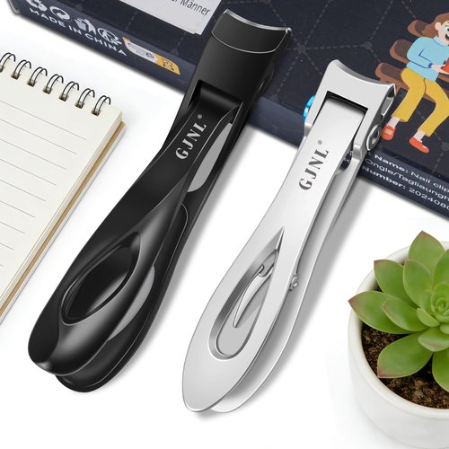 Toenail Clippers for Thick Nails for Seniors, 2026 Upgrade Angled Head Large Toe Nail Clippers, Heavy Duty Fingernail Clippers with Wide Opening Nail Cutter Men & Women