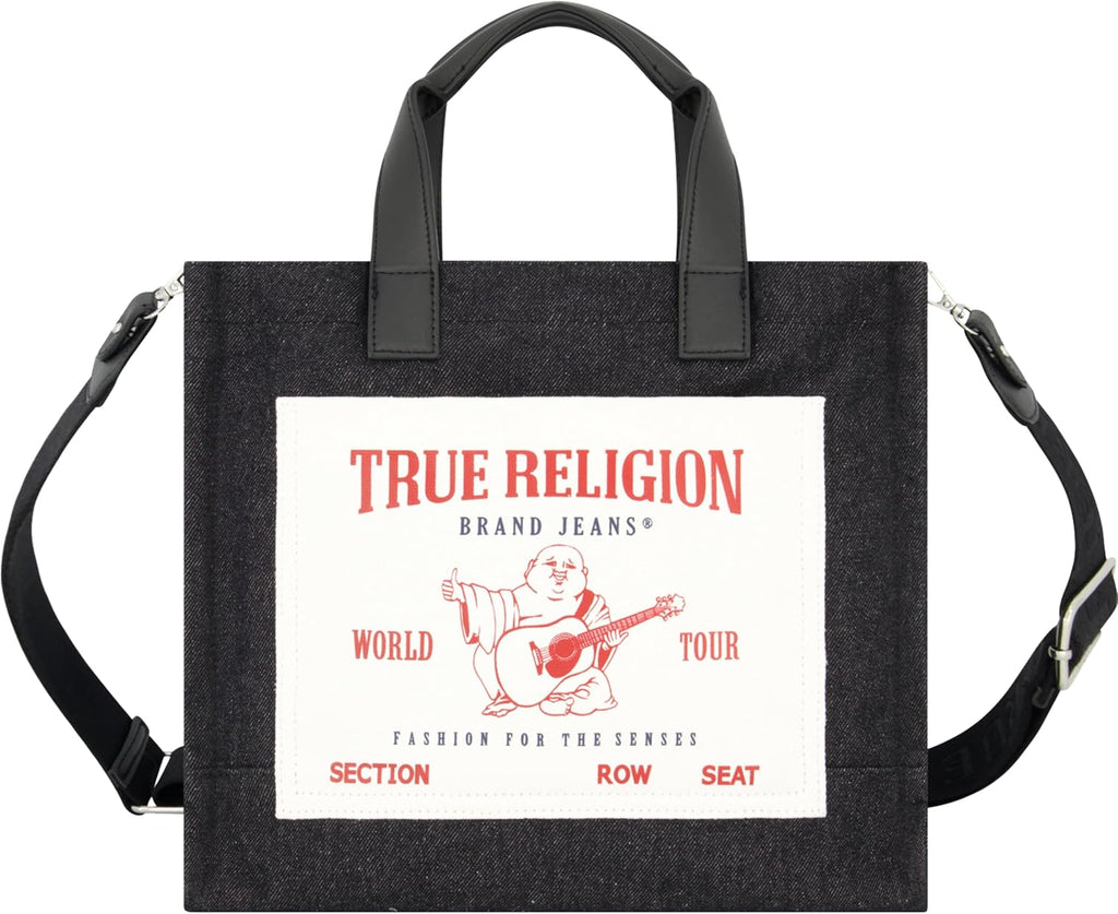 True Religion Tote - Women's Medium Travel Shoulder Bag with Adjustable Strap for Comfort