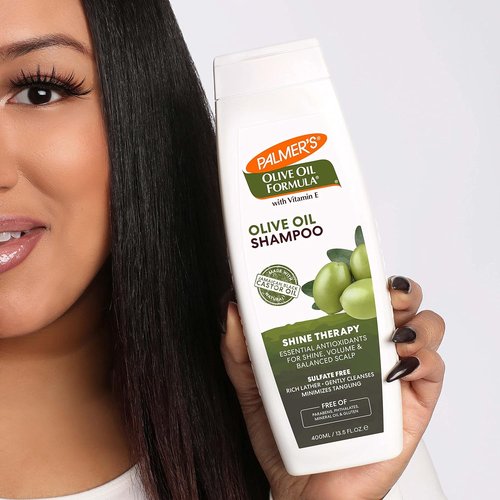 Palmer's Olive Oil Formula Shine Therapy Shampoo - Nourishing & Moisturizing | 13.5 Ounce (Pack of 2)