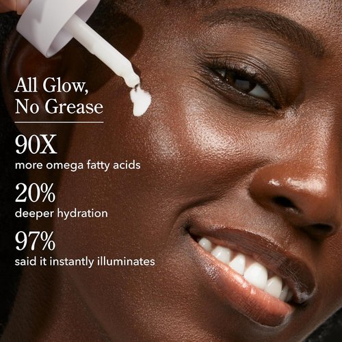 Beekman 1802 Oh! Mega Milky Oil Facial Oil - Radiance & Barrier Support with Niacinamide & Vitamin C | 1 fl oz & 0.5 fl oz Bottles