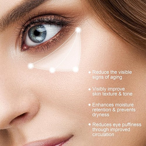 Skiennix Retinol & Caffeine Eye Balm Stick - Smoothing Under Eye Treatment for Dark Circles & Puffiness | 0.35oz/10g
