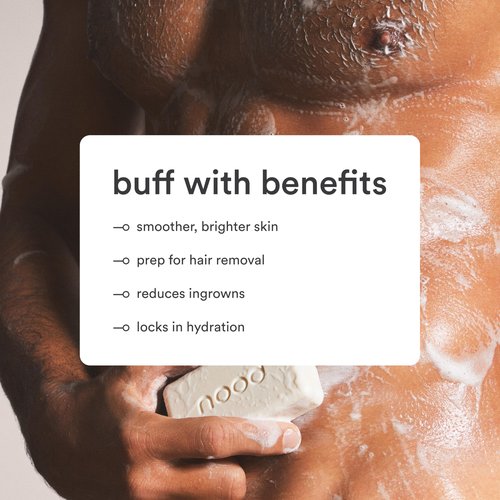 NEW Nood™ Buff Bar — Pre-Shave Exfoliating Body Scrubber Treatment for Keratosis Pilaris (KP) Bumps — Reduce Ingrown Hairs, Improve Skin Texture, & Reveal Brighter, Healthier Skin
