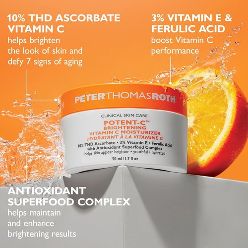 Peter Thomas Roth | Potent-C™ Brightening Vitamin C Moisturizer - Revitalize Skin Tone & Texture