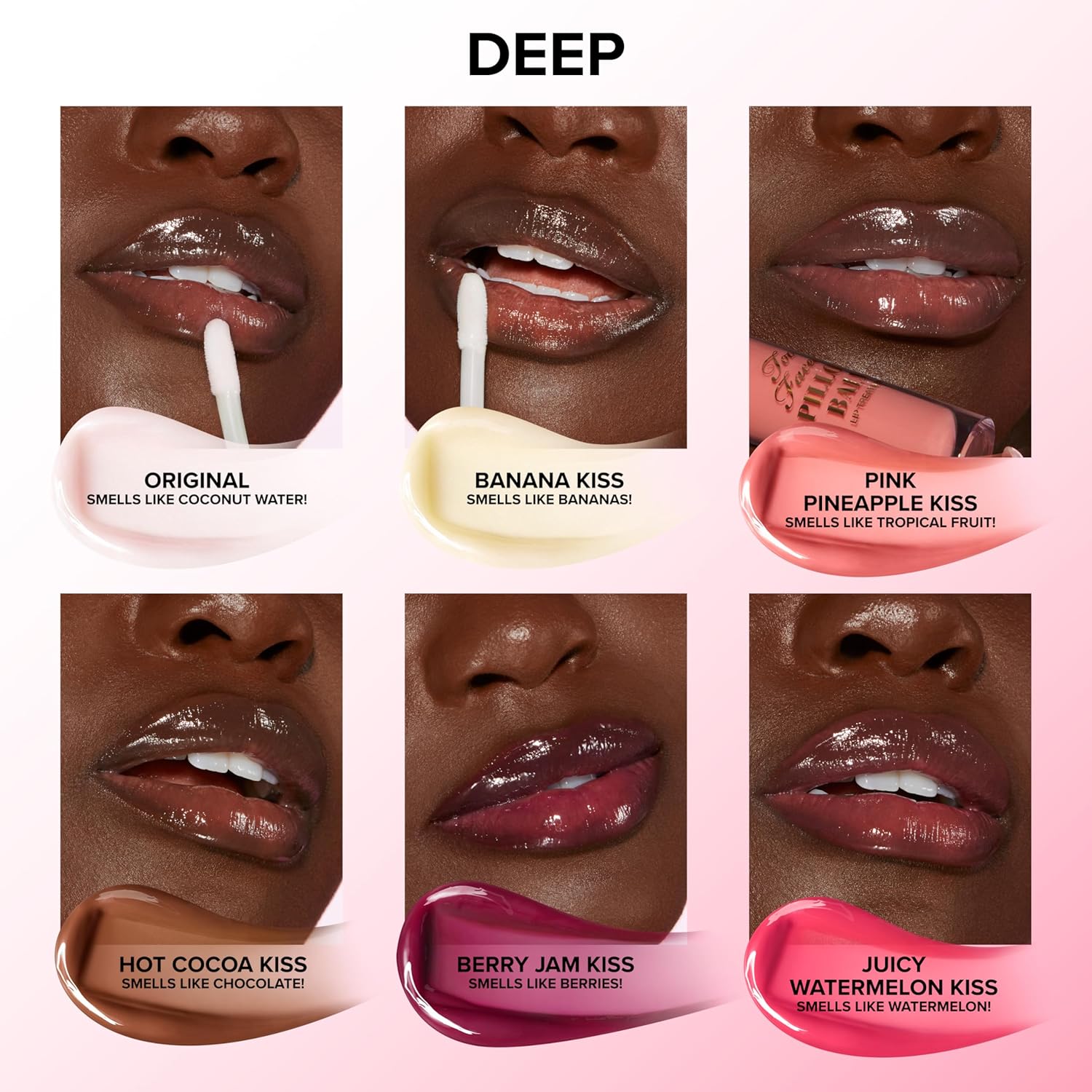 Too Faced Pillow Balm | Ultra-Hydrating Liquid Lip Treatment with Hyaluronic Acid for Soft Lips