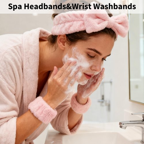 Mirasphere Spa Gift Baskets for Women - Self Care Gifts Kit for Women - Get Well Soon Cozy Relaxation Home Self Care Kits Set Valentine's Day Gifts for Woman Mom Best Friends Sister Wife, Pink