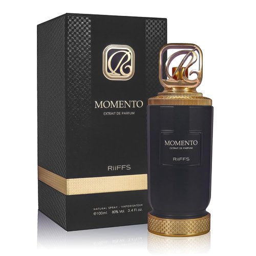 Momento Cologne for Men - Warm Spicy Amber Eau de Parfum | 100ml Long-Lasting Fragrance with Mandarin, Damask Rose, Oud & Amberwood