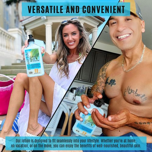 Elegant Sun | Saltwater Beaches Tan Extender - Aloe Vera After Sun Lotion for Sensitive Skin