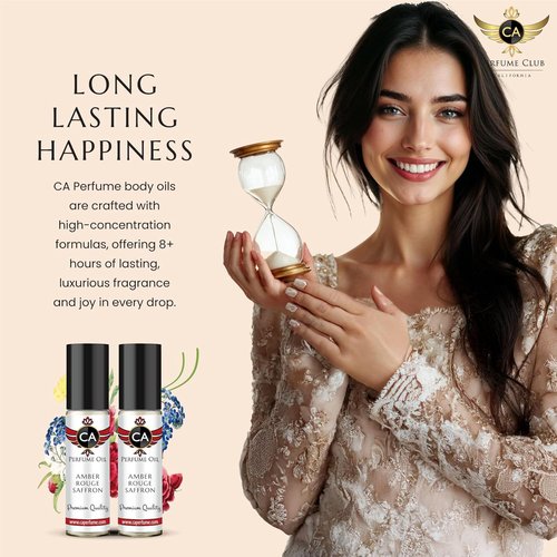 CA Perfume | Last Cherry Unisex Eau De Parfum - Long-Lasting Amber Floral Scent | Travel Size 0.33 Fl Oz (Pack of 2)