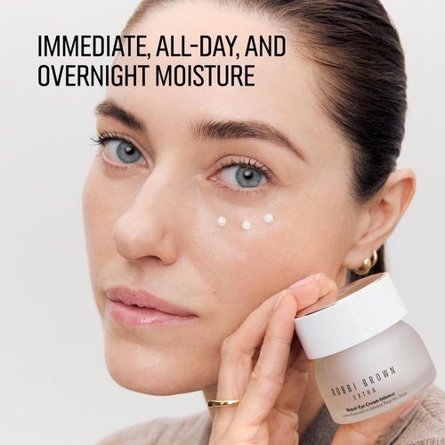 Bobbi Brown Extra Repair Eye Cream Intense | Replenish, Depuff, & Brighten | Under Eye Cream with Argireline Peptide, Hyaluronic Acid, & Glycerin, 0.5 Fl Oz