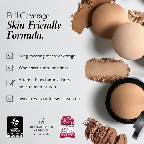Laura Geller New York Baked Double Take Powder Foundation - Medium - Buildable Coverage & Matte Finish