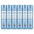 Dr. Bronner’s Organic Lip Balm 6-Pack (.15oz) Natural, Moisturizing, Petroleum-Free Lip Moisturizer with Beeswax & Avocado Oil for Dry Lips, Men & Women - Unscented