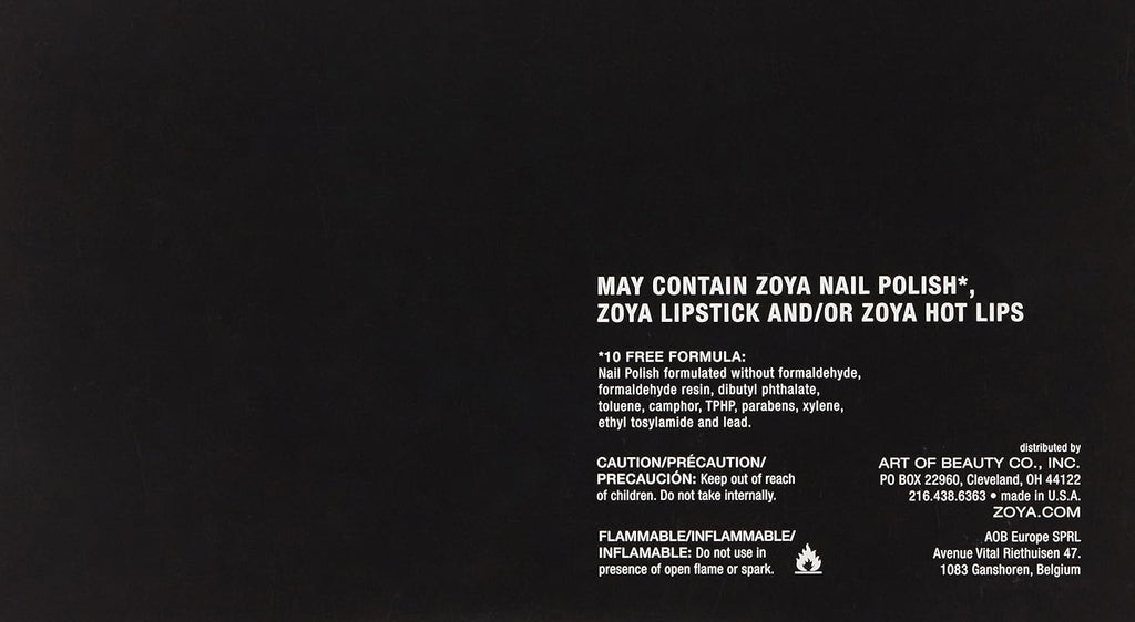 Zoya Nail Polish Quad Set - Festive Fa La La La La Colors for Stunning Manicures