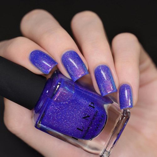 ILNP Deep End - Cobalt Shimmer Holographic Nail Polish | Long-Lasting, Vibrant Color