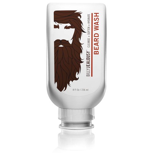 Billy Jealousy Beard Wash - Smooth, Manageable Facial Hair with Aloe & Green Tea Extract - 8 oz