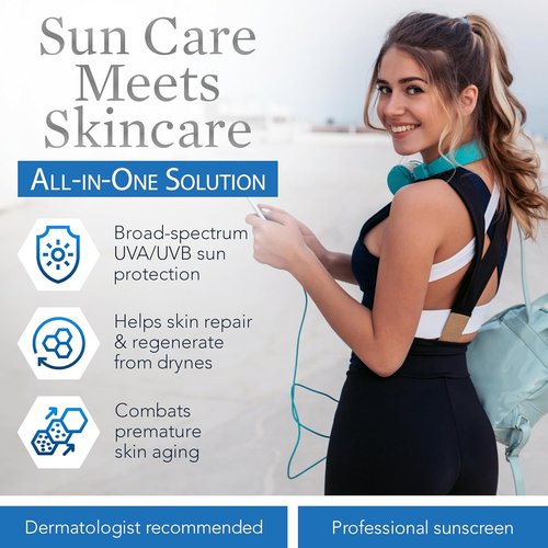 Clear Choice Sunscreen SPF 45 - Oil-Free, Reef-Safe Face Moisturizer with Zinc Oxide | 4oz