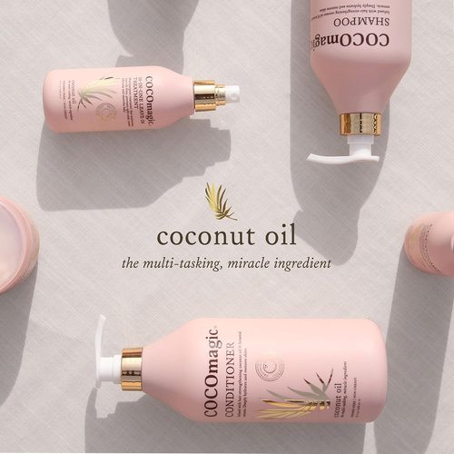 Cocomagic Coconut Mango Nourishing Conditioner - Deeply Hydrates & Restores Shine | Paraben Free, 32 Fl Oz
