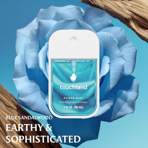 Touchland Hydrating Hand Sanitizer Spray - Dream 5 Set with Wild Watermelon & Berry Bliss | 4 Travel Size Mists (1 FL OZ Each)