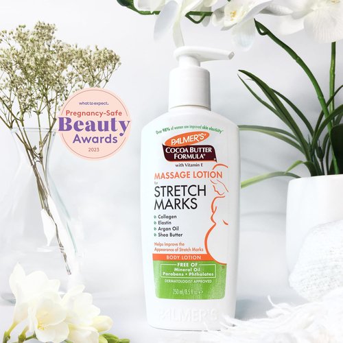 Palmer's Cocoa Butter Formula Massage Lotion - Stretch Mark Relief for Pregnancy Skin Care | 8.5 Ounces