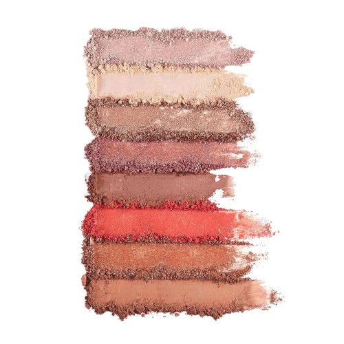 Lune+Aster Sunstone Eyeshadow Palette - Waterproof Matte & Shimmer Eyeshadow, 8 Shades in Mirrored Compact