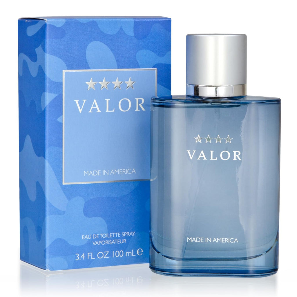 Valor by Dana Eau De Toilette Spray for Men - 3.4 oz | Long-Lasting Fragrance