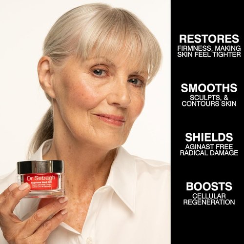 Dr Sebagh Supreme Neck Lift - Firming & Rejuvenating Neck Cream for Wrinkles | 1.7 fl oz - Smooth & Restore Elasticity