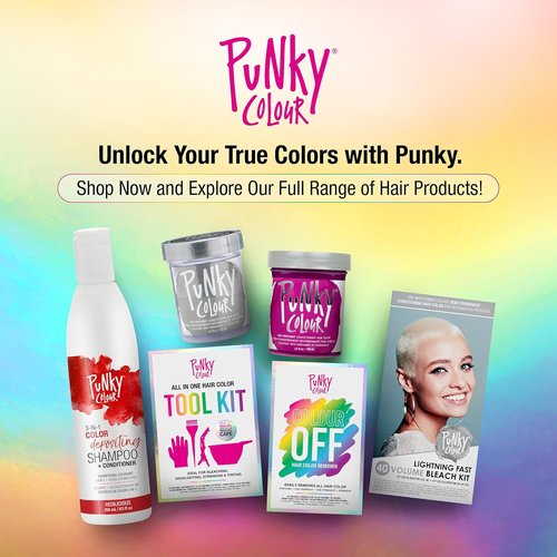 Punky Colour Off Hair Color Remover - Ammonia-Free Dye Remover for Temporary & Permanent Hair Color
