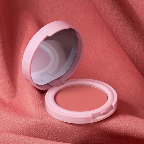 Mally Beauty Bulletproof Powder Blush - Confident Coral - Long-Lasting Matte Finish Compact Blush