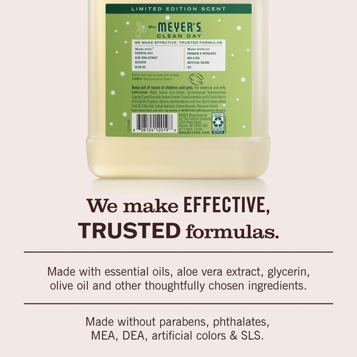 MRS. MEYER'S CLEAN DAY Hand Soap Refill, Iowa Pine Scent, 33 Fl Oz Bottle