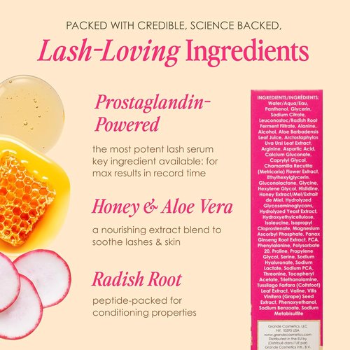 Grande Cosmetics GrandeLASH-MD Lash Enhancing Serum - Peptide & Vitamin Infused for Fuller, Thicker Lashes - Ophthalmologist Tested, Cruelty-Free