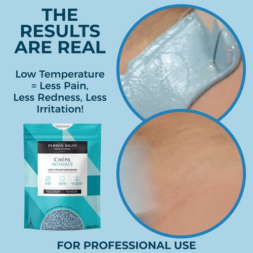 Cirepil - Intimate - 800g / 28.22 oz Hard Wax Beads Bag - With Cicasepticalm & Coconut Oil - Specialized for Brazilian & Bikini Waxing - Creamy Anti-Bump Hair Removal for Sensitive Areas - Refill Bag