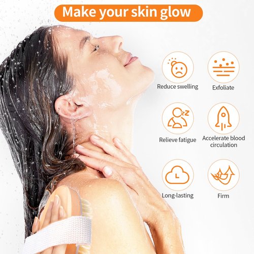 4 Pcs Dry Brush Set, Dry Brushing Body Brush for Lymphatic Drainage, Dry Brush for Body Lymphatic Drainage, Dry Body Brush, Body Dry Brush, Skin Brush for Dry Brushing, Dry Brushes
