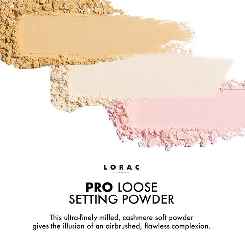 LORAC PRO Loose Setting Powder - Flawless Finish for All Skin Types | Lightweight & Long-Lasting