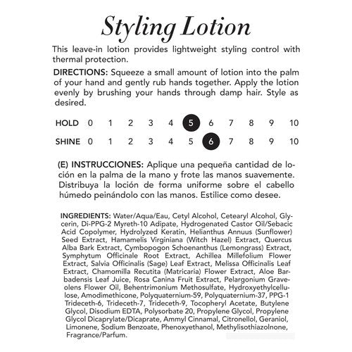 Keratin Complex Styling Lotion - Nourishing Formula for Smooth Hair - 5 Fl Oz