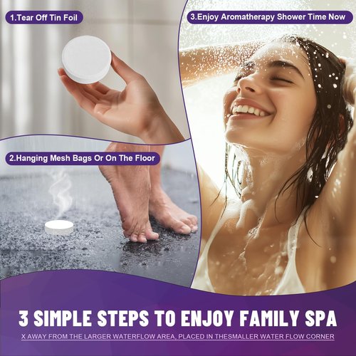 Shower Steamers Aromatherapy, Valentines Day Gifts for Her & Him, Birthday Gifts for Women & Men Set, 8-Pack Shower Bombs Organic Essential Oils Relaxation & Self Care Gifts for Wife Girlfriend