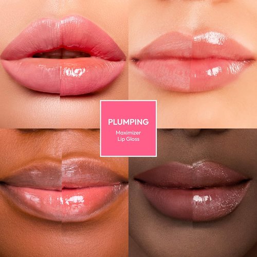 Ruby Kisses Plumping Lip Gloss - Hydrating, High-Shine Lip Plumper | Instinct Lip Maximizer, 4 Colors, 0.15 FL oz.