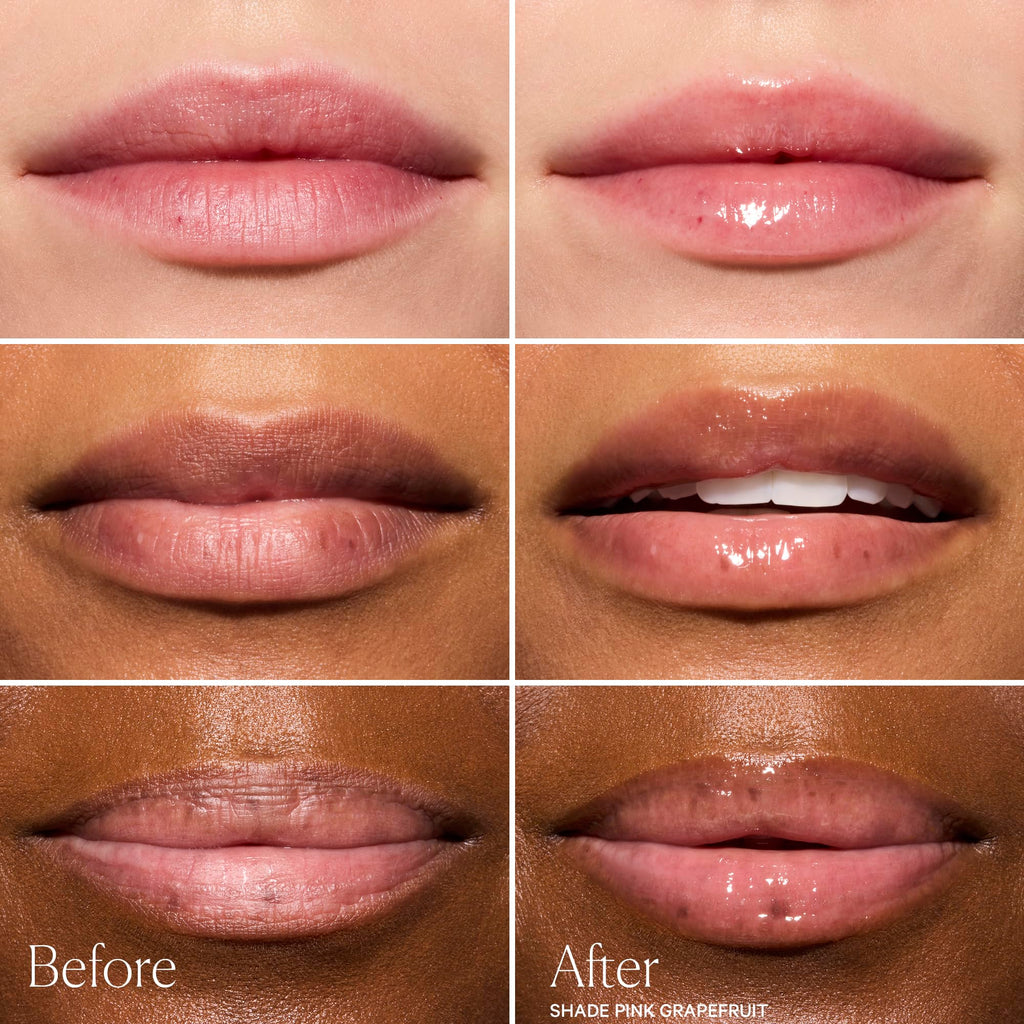 Well People Poutlove Peptide Lip Balm, Hydrating Sheer Tinted Lip Treatment with Peptide Complex, Murumuru Butter & Sesame Seed Complex for a Plumper, Smoother-Looking Pout, Pink Grapefruit